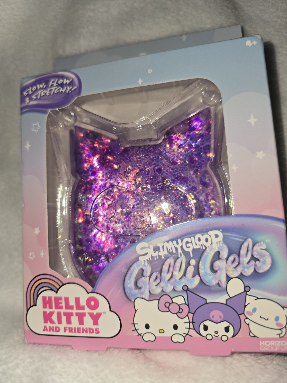 Hello Kitty KUROMI Purple Glitter Slime Gelli Gel